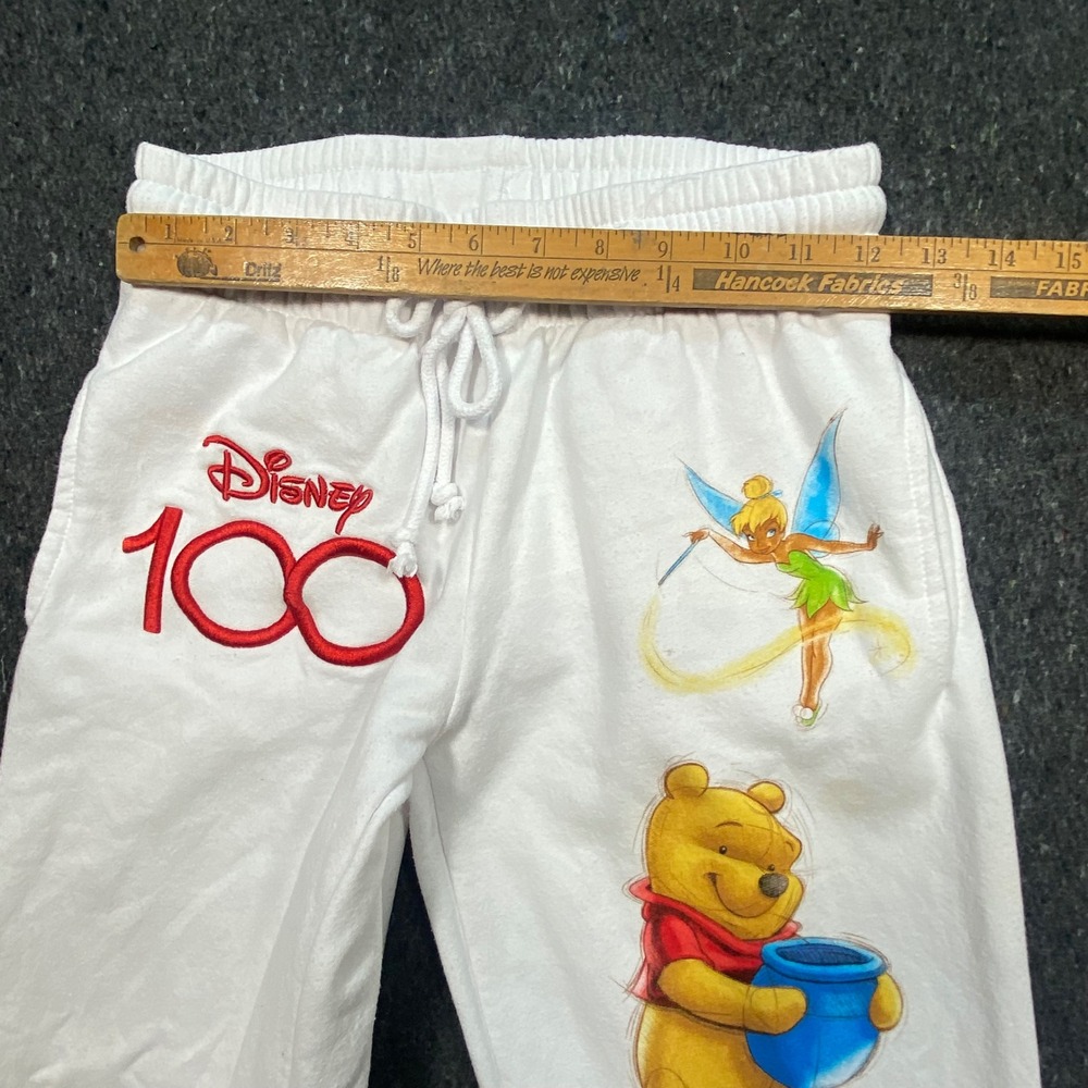 Disney 100th Anniversary White Womens XS Character Graphic Jogger Sweatpants - Picture 14 of 15